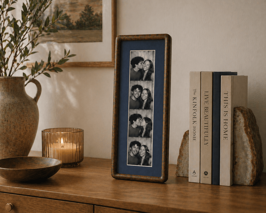 Photo Strip Display Frame – Custom Frame for Photobooth Prints - The Card Collective