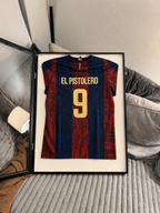 LED Sports Jersey Display Frame Case – Custom Colour Background | Football • Soccer • Basketball • Rugby • Baseball • Hockey