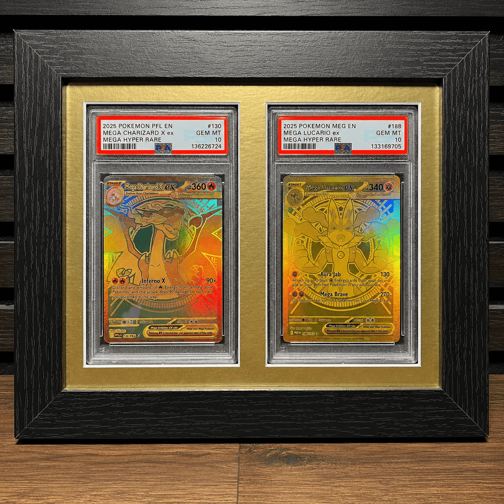 1 - 9 PSA Graded Slab Trading Card Display Frame Case – Custom Colour Frame | Pokémon • MTG • Yu - Gi - Oh • One Piece • Sports Cards - The Card Collective