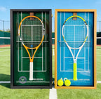 Tennis Racket Display Frame Case | Wimbledon • US Open • Australian Open • French Open - The Card Collective