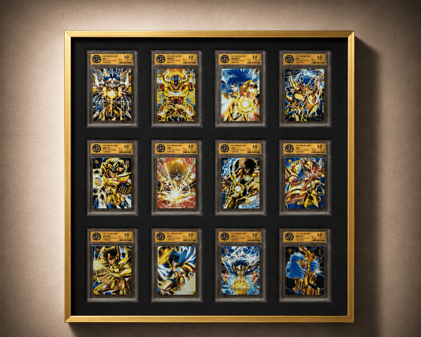 12 Grid Aluminium Trading Card Display Frame Case | PSA, BGS & One Touch | Pokémon • MTG • Yu-Gi-Oh • One Piece • Sports Cards - The Card Collective