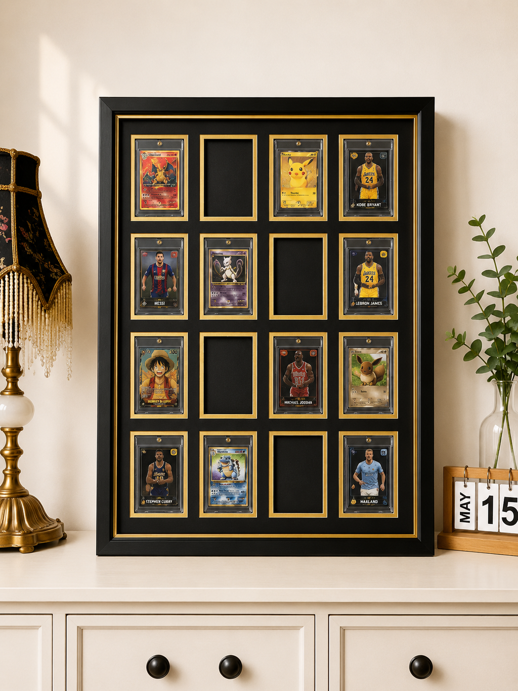 16 OneTouch Magnetic Trading Card Display Frame Case | Pokémon • MTG • Yu-Gi-Oh • One Piece • Sports Cards