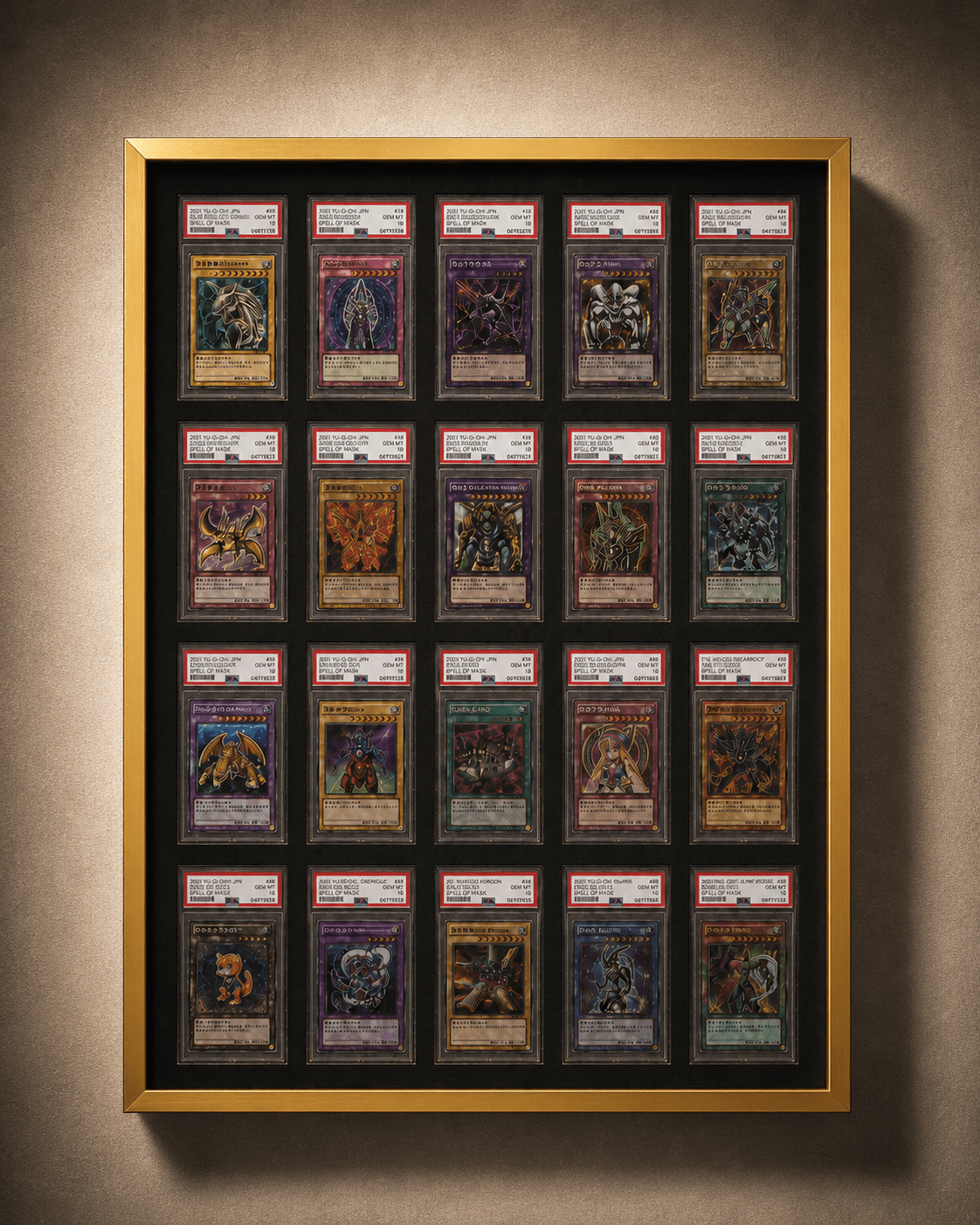 20 Grid Aluminium Trading Card Display Frame Case | PSA, BGS & One Touch | Pokémon • MTG • Yu-Gi-Oh • One Piece • Sports Cards - The Card Collective
