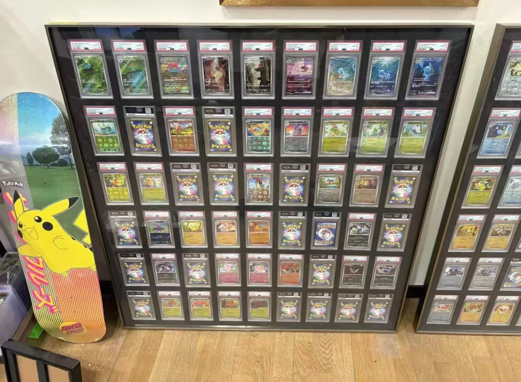50 Aluminium Trading Card Display Frame Case | PSA, BGS & One Touch | Pokémon • MTG • Yu-Gi-Oh • One Piece • Sports Cards