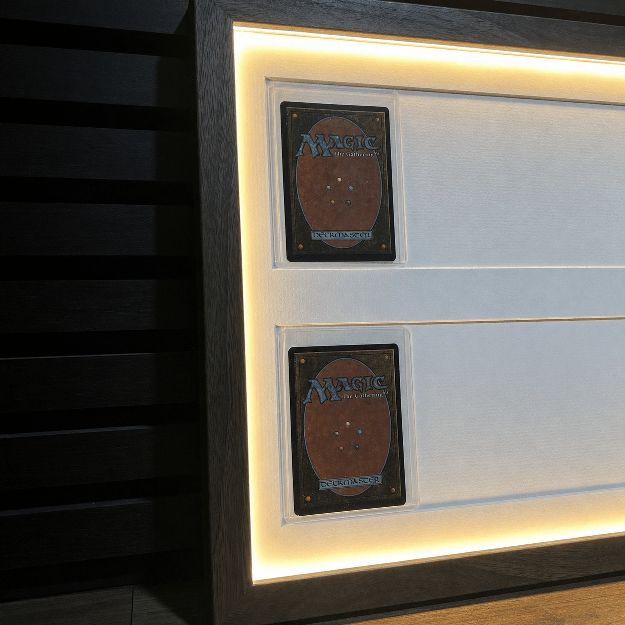 Toploader 4–8 Card Trading Card Display Frame Case – Custom Lumen Slide II LED Frame | Pokémon • MTG • Yu - Gi - Oh • One Piece • Sports Cards - The Card Collective