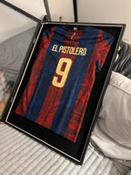 LED Sports Jersey Display Frame Case – Custom Colour Background | Football • Soccer • Basketball • Rugby • Baseball • Hockey