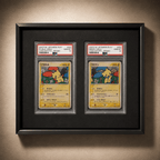 2 Grid Aluminium Trading Card Display Frame Case | PSA, BGS & One Touch | Pokémon • MTG • Yu-Gi-Oh • One Piece • Sports Cards - The Card Collective