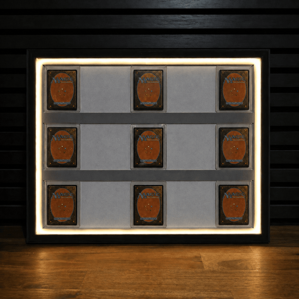 Toploader 2 Card Trading Card Display Frame Case – Custom Lumen Slide I LED Frame | Pokémon • MTG • Yu - Gi - Oh • One Piece • Sports Cards - The Card Collective
