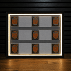 Toploader 2 Card Trading Card Display Frame Case – Custom Lumen Slide I LED Frame | Pokémon • MTG • Yu - Gi - Oh • One Piece • Sports Cards - The Card Collective