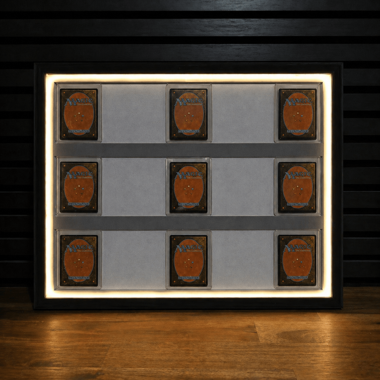 Toploader 2 Card Trading Card Display Frame Case – Custom Lumen Slide I LED Frame | Pokémon • MTG • Yu - Gi - Oh • One Piece • Sports Cards - The Card Collective