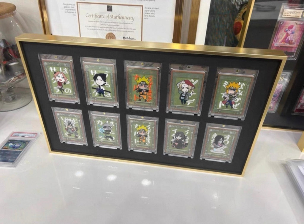 12 Aluminium Trading Card Display Frame Case | PSA, BGS & One Touch | Pokémon • MTG • Yu-Gi-Oh • One Piece • Sports Cards