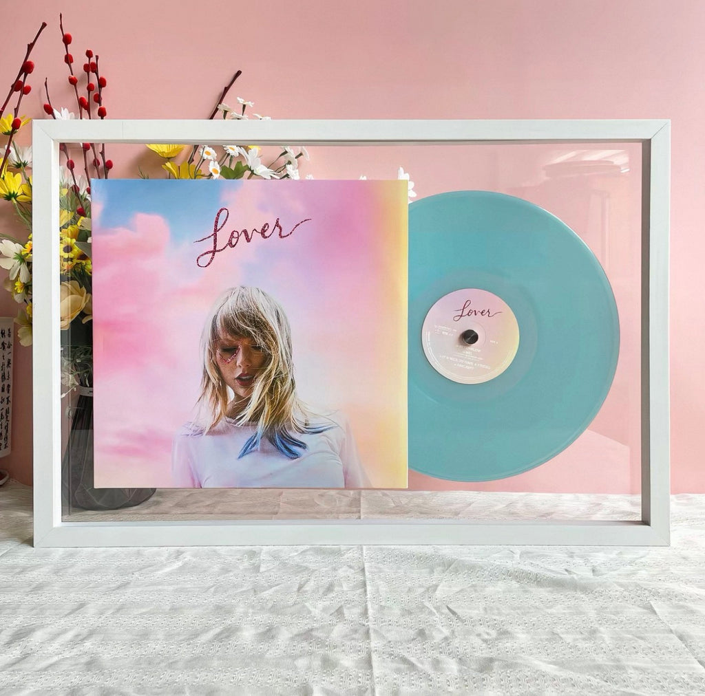 12" Vinyl Record Transparent Display Frame | LP Album Wall Display | Double-Sided Transparent