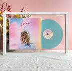 12" Vinyl Record Transparent Display Frame | LP Album Wall Display | Double-Sided Transparent