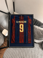 LED Sports Jersey Display Frame Case – Custom Colour Background | Football • Soccer • Basketball • Rugby • Baseball • Hockey