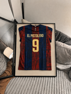 LED Sports Jersey Display Frame Case – Custom Colour Background | Football • Soccer • Basketball • Rugby • Baseball • Hockey