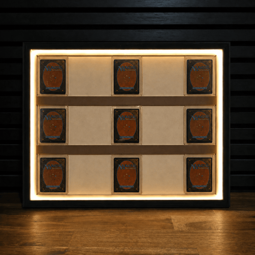 Toploader 2 Card Trading Card Display Frame Case – Custom Lumen Slide I LED Frame | Pokémon • MTG • Yu - Gi - Oh • One Piece • Sports Cards - The Card Collective