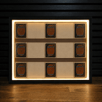Toploader 2 Card Trading Card Display Frame Case – Custom Lumen Slide I LED Frame | Pokémon • MTG • Yu - Gi - Oh • One Piece • Sports Cards - The Card Collective