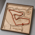 Red Bull Ring Circuit Wall Art | Laser Engraved Wood • Austrian GP • Motorsport Gift - The Card Collective