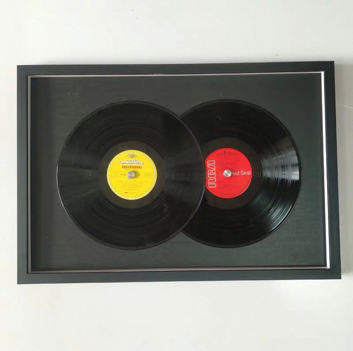 12" Vinyl Record Colour Display Frame | LP Album Wall Display | Double-Sided Coloured Matboard - The Card Collective