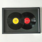 12" Vinyl Record Colour Display Frame | LP Album Wall Display | Double-Sided Coloured Matboard