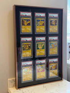 12 Aluminium Trading Card Display Frame Case | PSA, BGS & One Touch | Pokémon • MTG • Yu-Gi-Oh • One Piece • Sports Cards