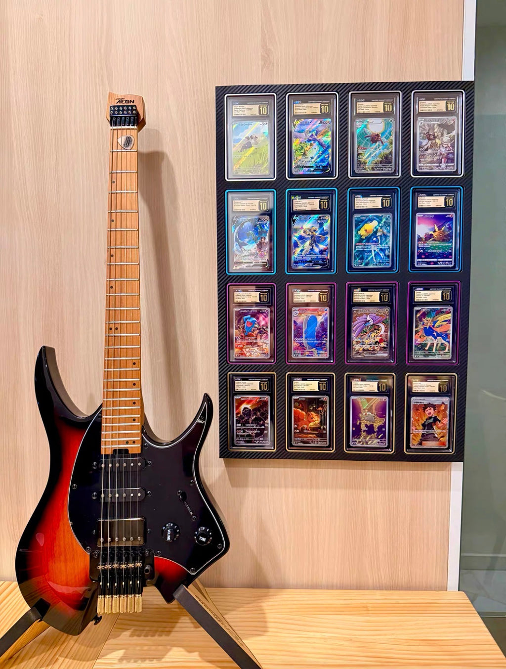 Modular Trading Card Display Frame Case | PSA & BGS | Pokémon • MTG • Yu-Gi-Oh • One Piece • Sports Cards - The Card Collective