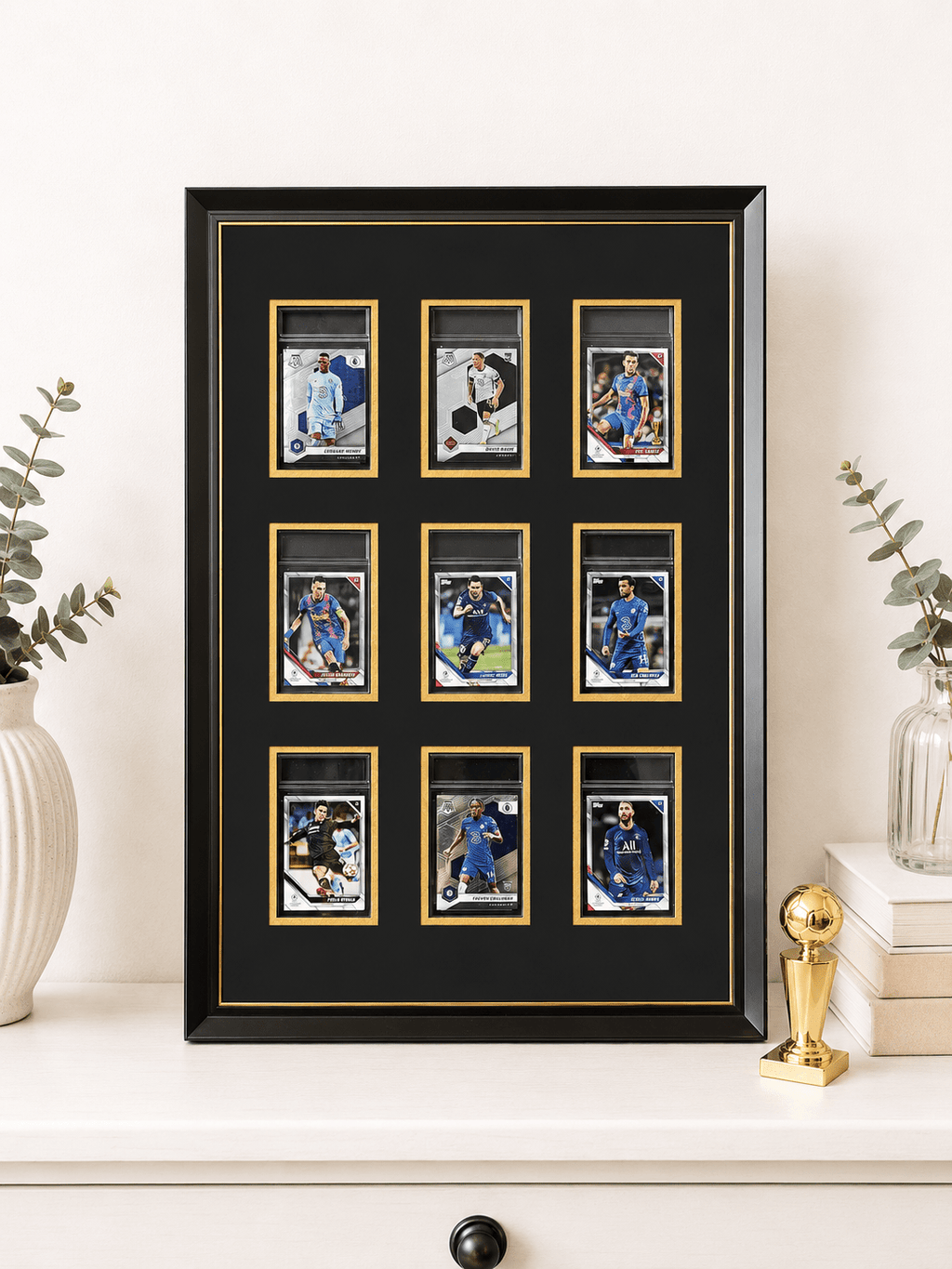 9 PSA & CGC Graded Slab Trading Card Display Frame Case | Pokémon • MTG • Yu-Gi-Oh • One Piece • Sports Cards