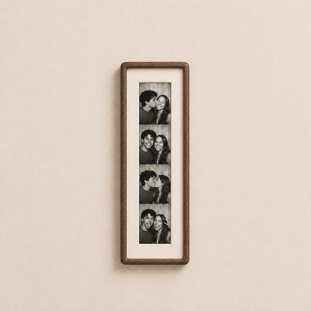Photo Strip Display Frame – Custom Frame for Photobooth Prints - The Card Collective