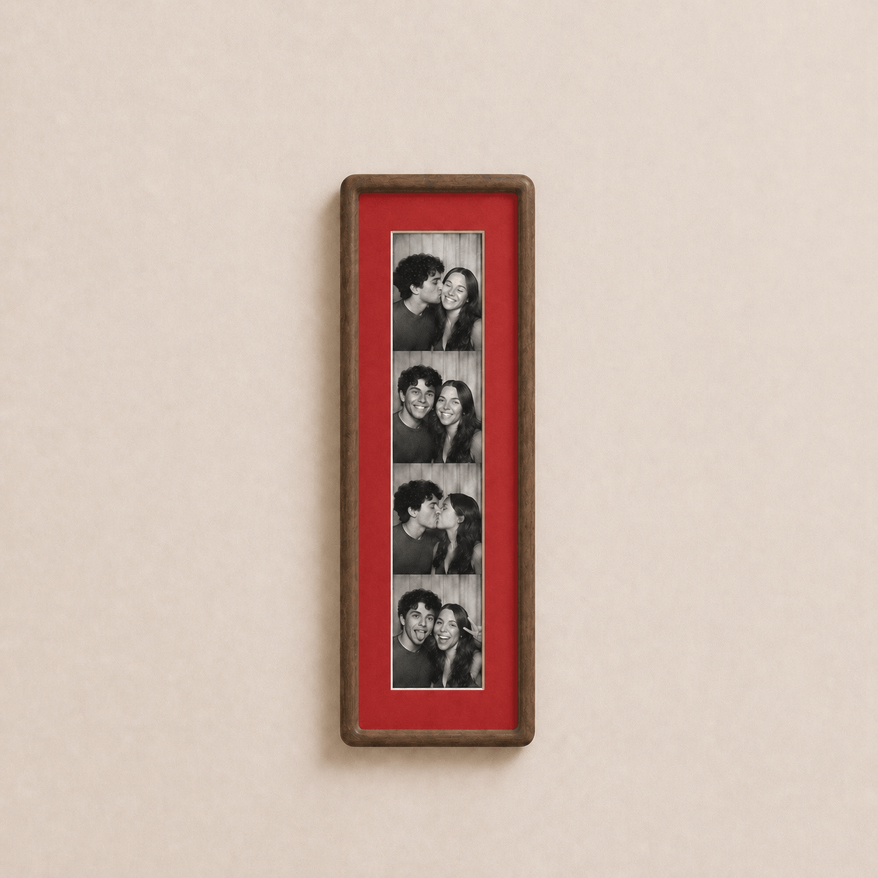 Photo Strip Display Frame – Custom Frame for Photobooth Prints - The Card Collective