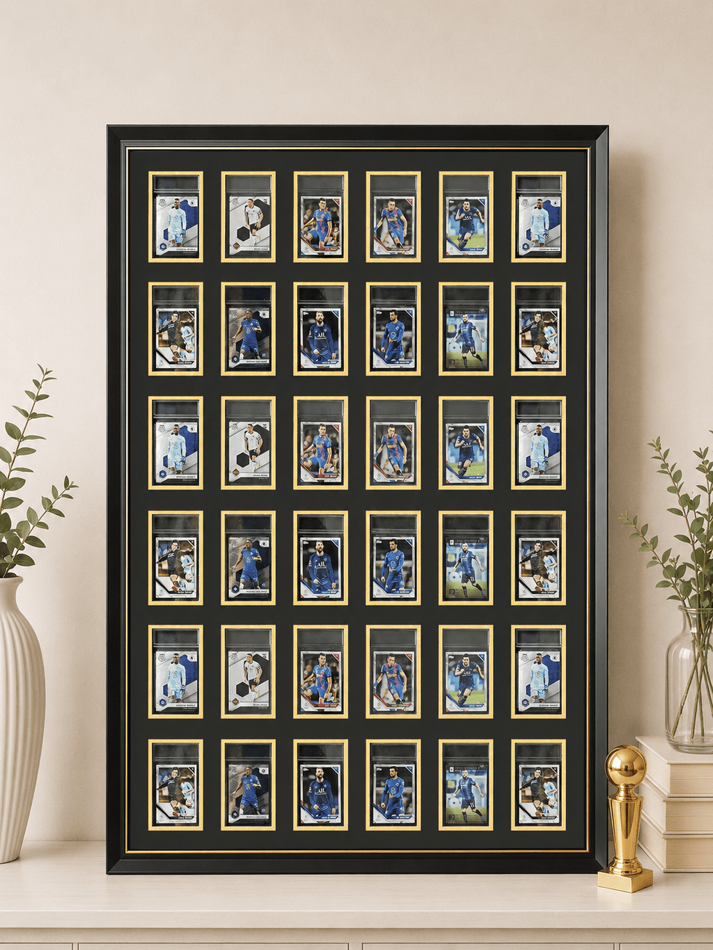 36 PSA & CGC Graded Slab Trading Card Display Frame Case | Pokémon • MTG • Yu-Gi-Oh • One Piece • Sports Cards