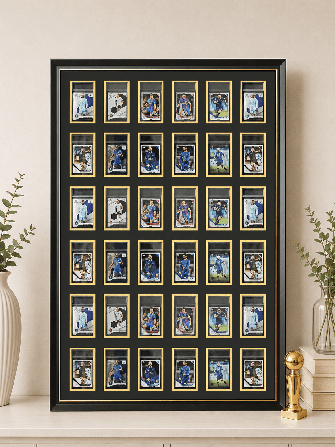 36 PSA & CGC Graded Slab Trading Card Display Frame Case | Pokémon • MTG • Yu-Gi-Oh • One Piece • Sports Cards