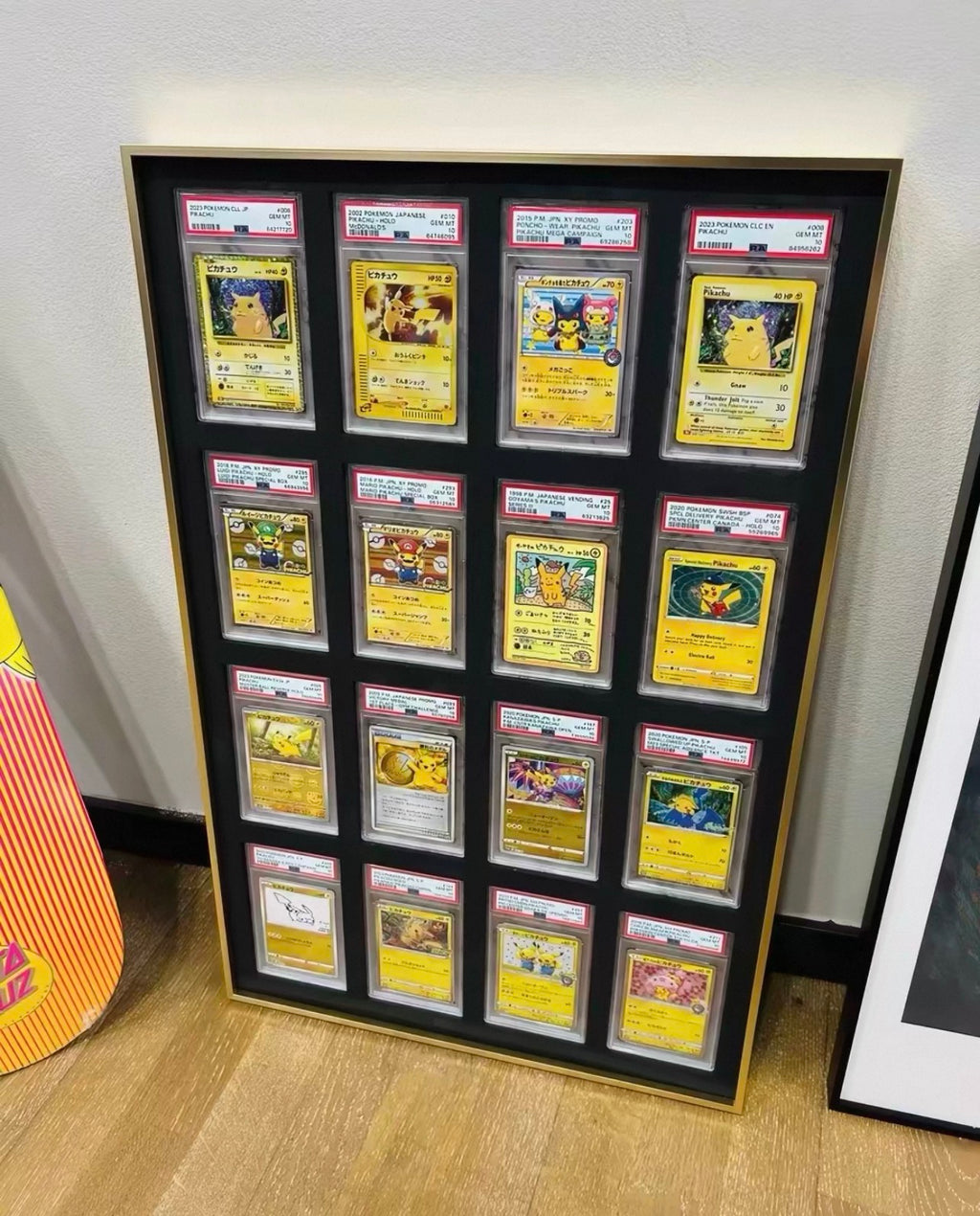 12 Aluminium Trading Card Display Frame Case | PSA, BGS & One Touch | Pokémon • MTG • Yu-Gi-Oh • One Piece • Sports Cards