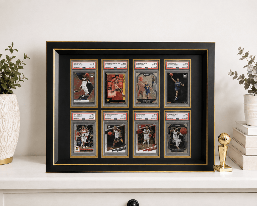 8 PSA & CGC Graded Slab Trading Card Display Frame Case | Pokémon • MTG • Yu-Gi-Oh • One Piece • Sports Cards - The Card Collective