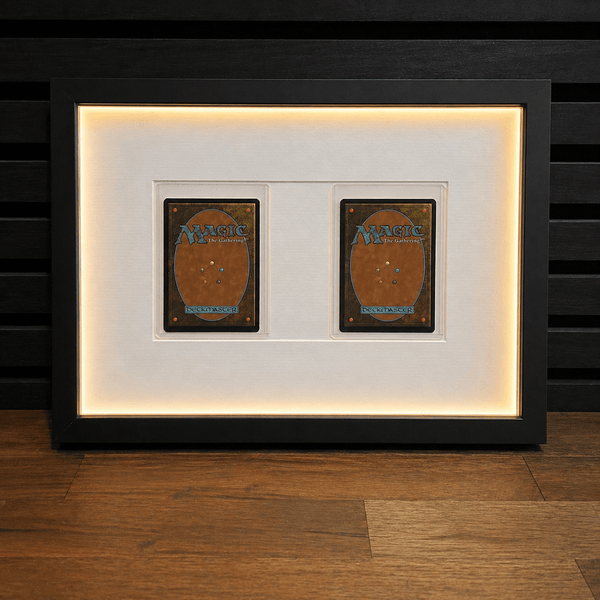Toploader 2 Card Trading Card Display Frame Case – Custom Lumen Slide I LED Frame | Pokémon • MTG • Yu - Gi - Oh • One Piece • Sports Cards - The Card Collective