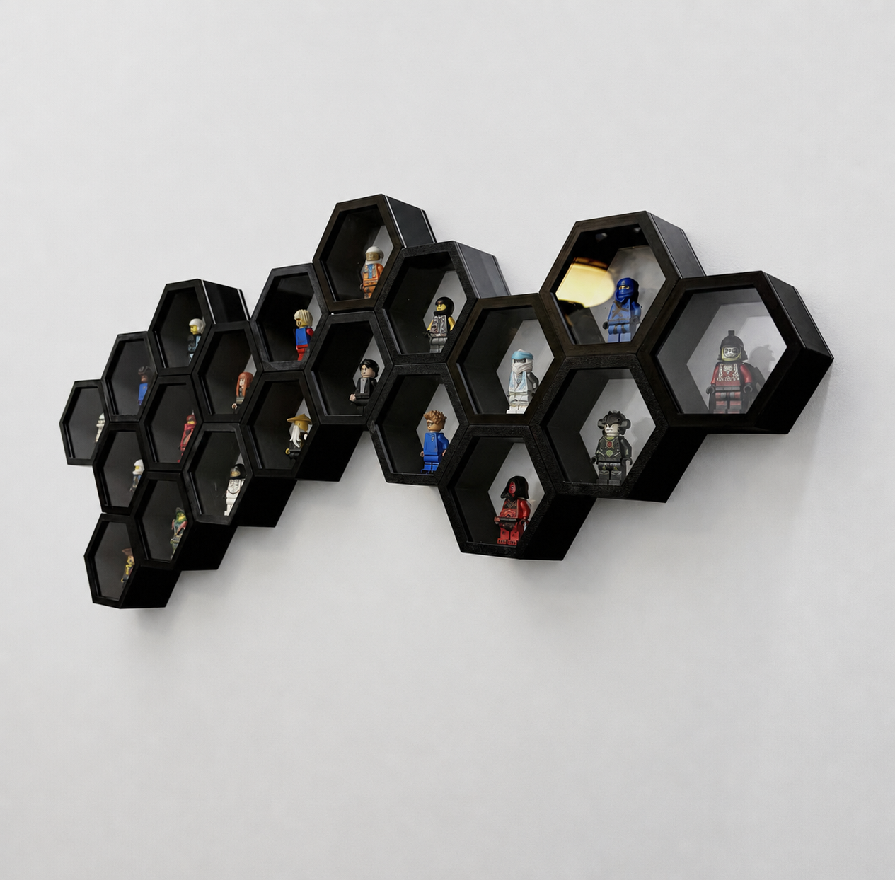Minifigure Acrylic Display Shelves (6 Pack) | LEGO • Warhammer • Funko • Pokémon • Collectibles