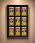 9 Grid Aluminium Trading Card Display Frame Case | PSA, BGS & One Touch | Pokémon • MTG • Yu-Gi-Oh • One Piece • Sports Cards - The Card Collective