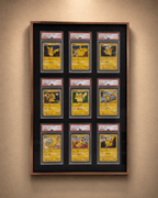 9 Grid Aluminium Trading Card Display Frame Case | PSA, BGS & One Touch | Pokémon • MTG • Yu-Gi-Oh • One Piece • Sports Cards - The Card Collective