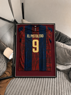 LED Sports Jersey Display Frame Case – Custom Colour Background | Football • Soccer • Basketball • Rugby • Baseball • Hockey