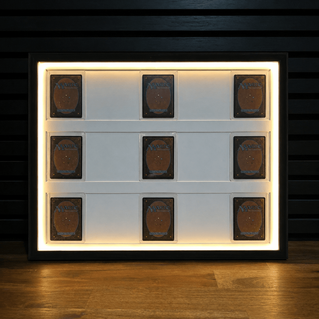 Toploader 9–15 Card Trading Card Display Frame Case – Custom Lumen Slide III LED Frame | Pokémon • MTG • Yu - Gi - Oh • One Piece • Sports Cards - The Card Collective