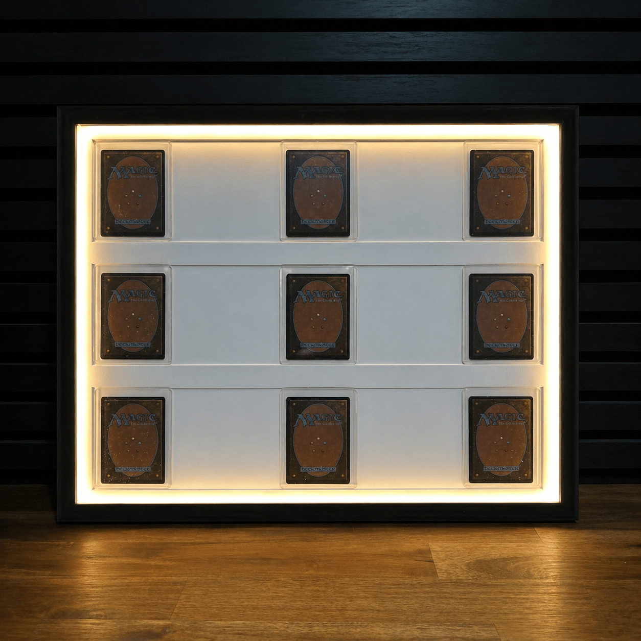 Toploader 9–15 Card Trading Card Display Frame Case – Custom Lumen Slide III LED Frame | Pokémon • MTG • Yu - Gi - Oh • One Piece • Sports Cards - The Card Collective