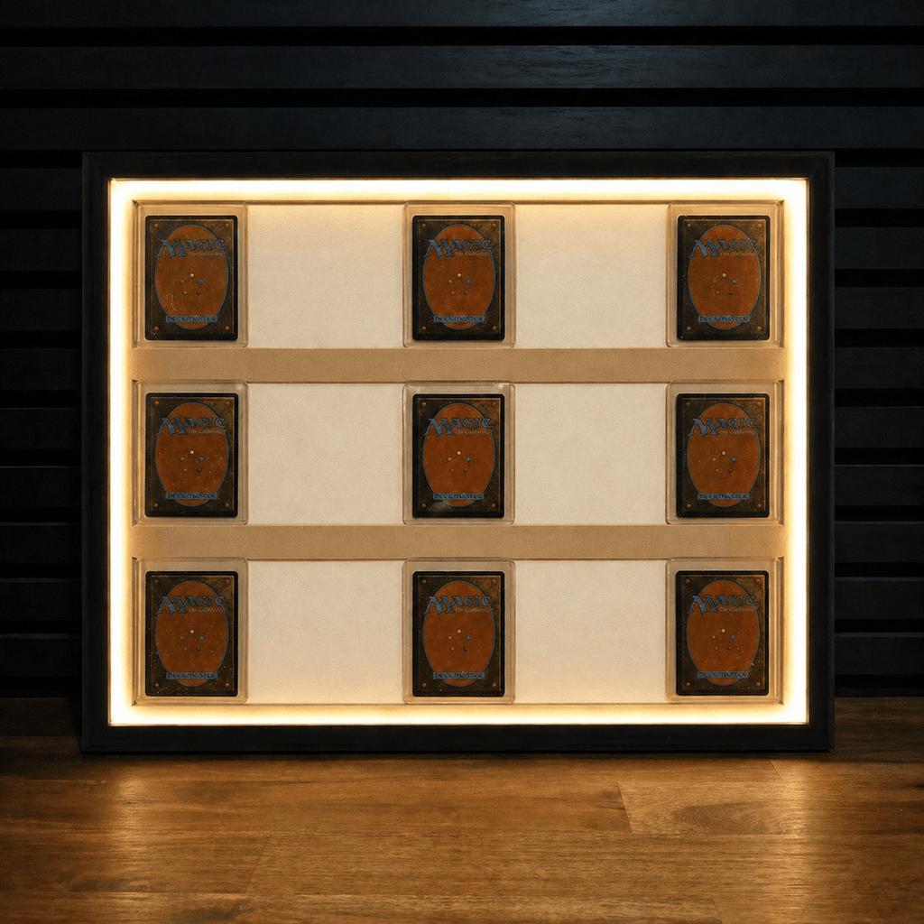 Toploader 2 Card Trading Card Display Frame Case – Custom Lumen Slide I LED Frame | Pokémon • MTG • Yu - Gi - Oh • One Piece • Sports Cards - The Card Collective