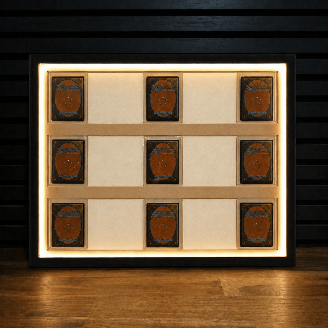 Toploader 2 Card Trading Card Display Frame Case – Custom Lumen Slide I LED Frame | Pokémon • MTG • Yu - Gi - Oh • One Piece • Sports Cards - The Card Collective