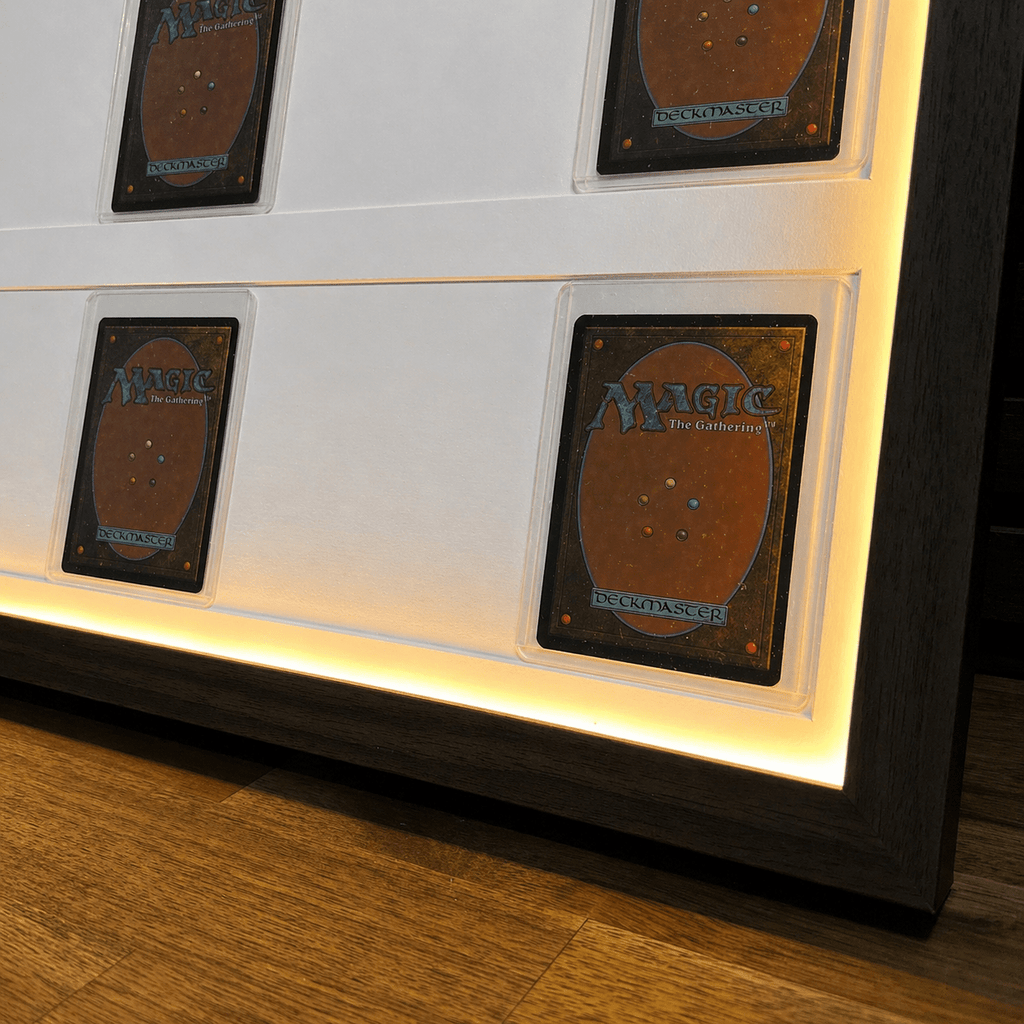 Toploader 2 Card Trading Card Display Frame Case – Custom Lumen Slide I LED Frame | Pokémon • MTG • Yu - Gi - Oh • One Piece • Sports Cards - The Card Collective