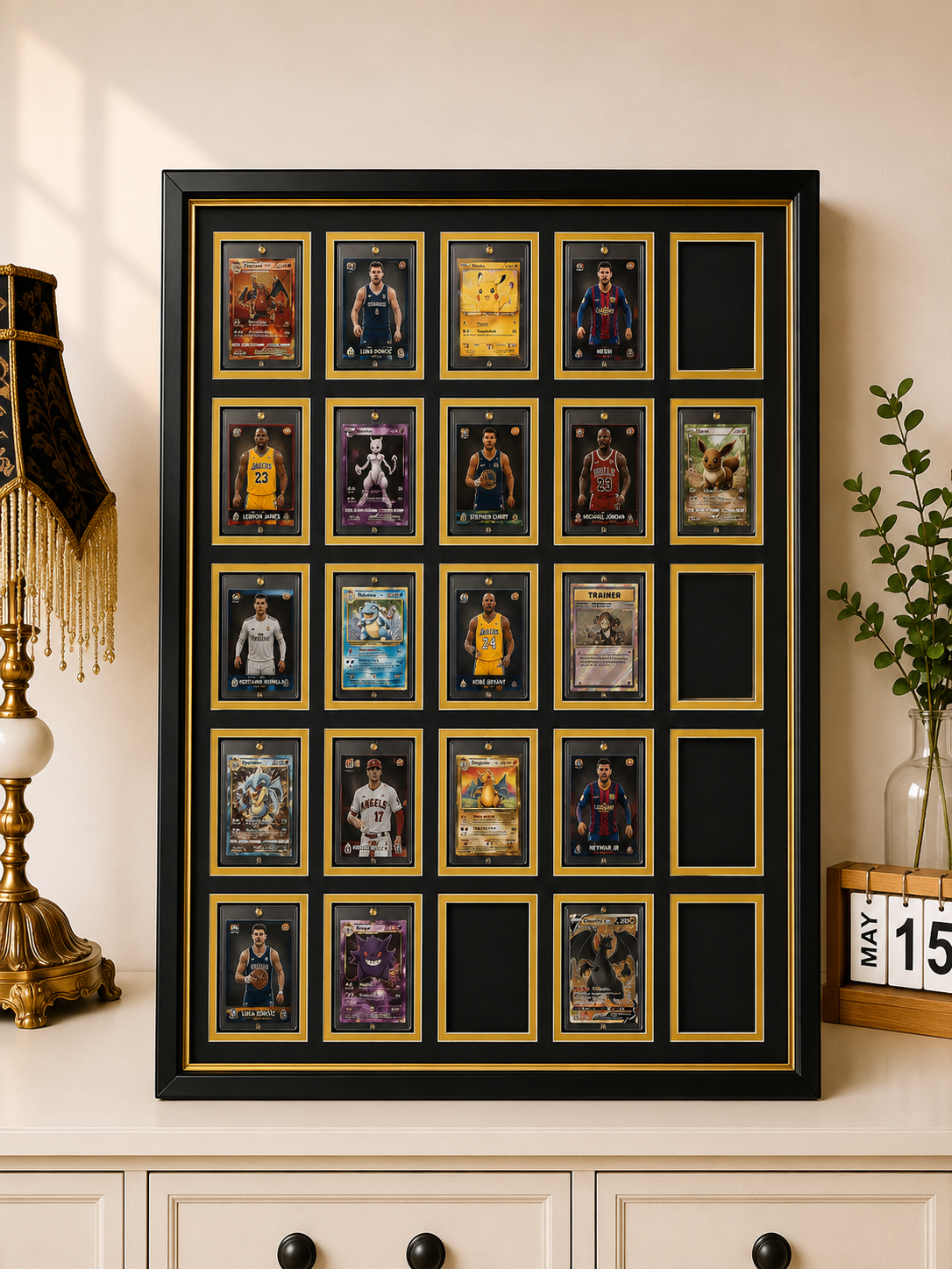25 OneTouch Magnetic Trading Card Display Frame Case | Pokémon • MTG • Yu-Gi-Oh • One Piece • Sports Cards