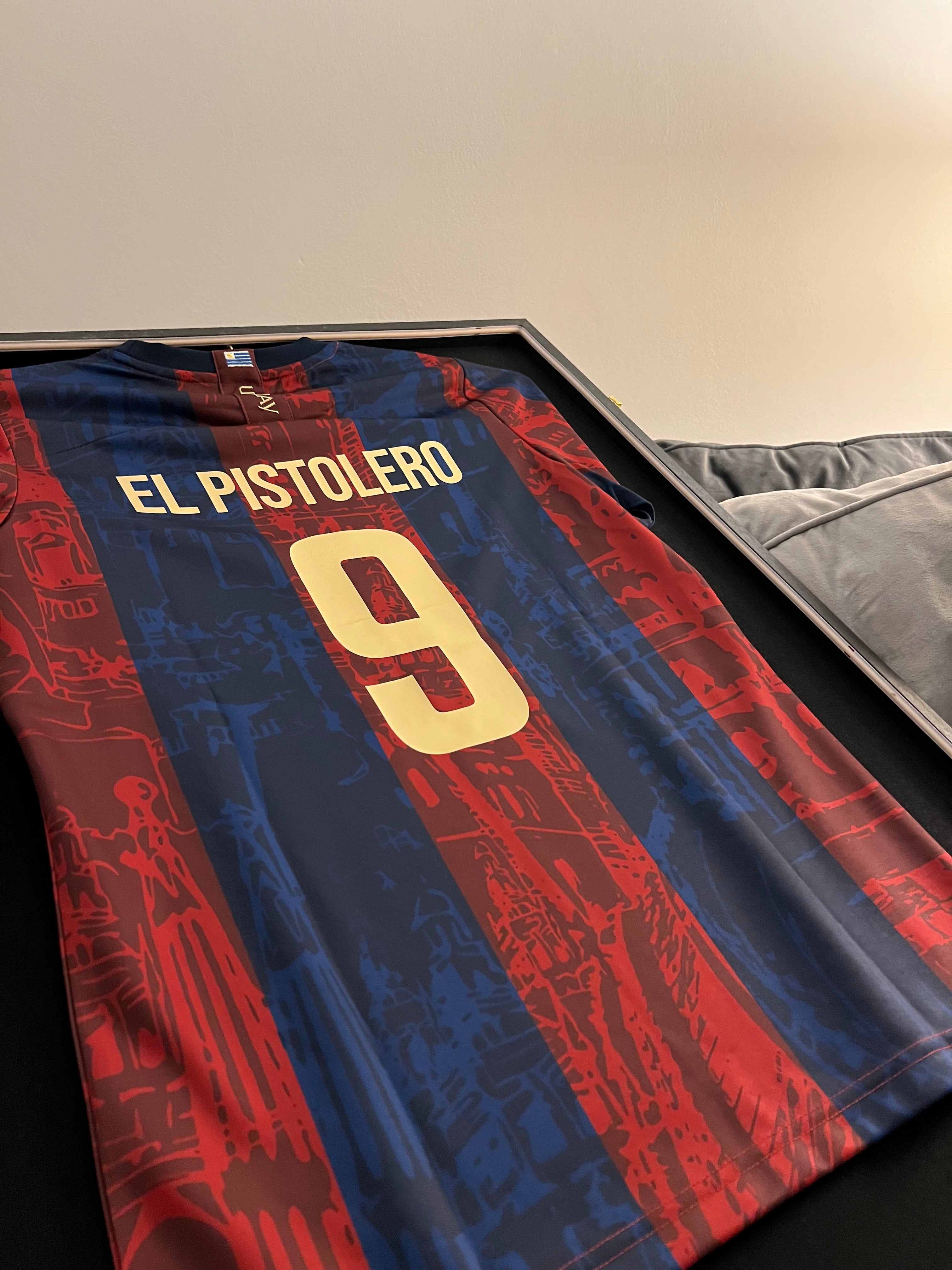 LED Sports Jersey Display Frame Case – Custom Colour Background | Football • Soccer • Basketball • Rugby • Baseball • Hockey