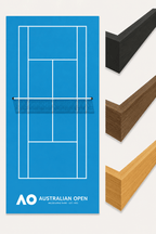 Tennis Racket Display Frame Case | Wimbledon • US Open • Australian Open • French Open - The Card Collective
