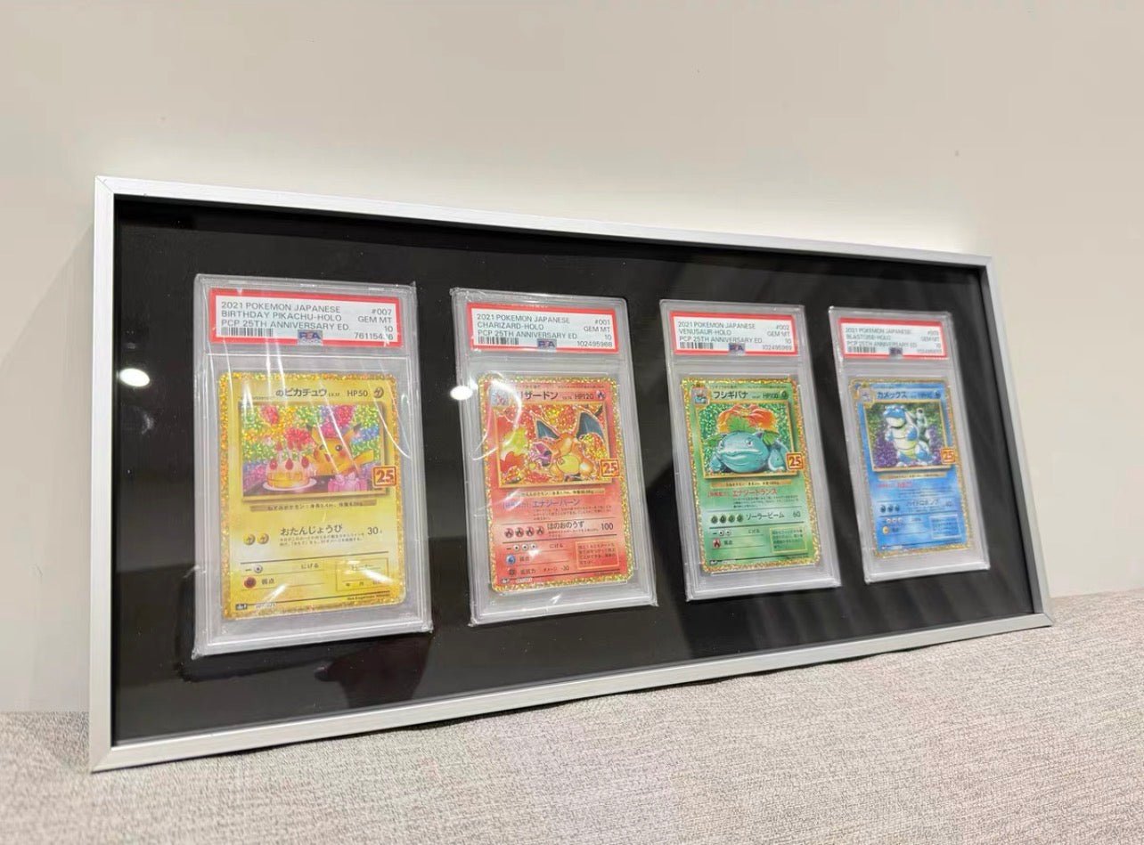 54 Aluminium Trading Card Display Frame Case | PSA, BGS & One Touch | Pokémon • MTG • Yu-Gi-Oh • One Piece • Sports Cards - The Card Collective