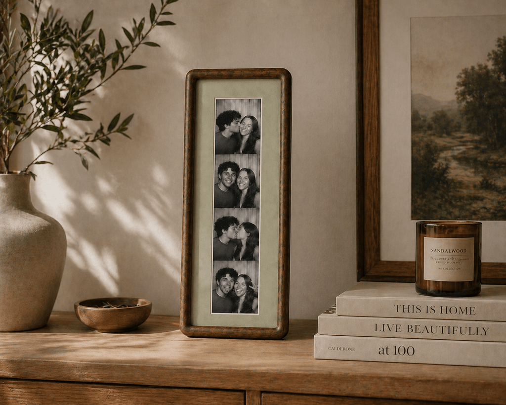 Photo Strip Display Frame – Custom Frame for Photobooth Prints - The Card Collective