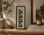 Photo Strip Display Frame – Custom Frame for Photobooth Prints - The Card Collective