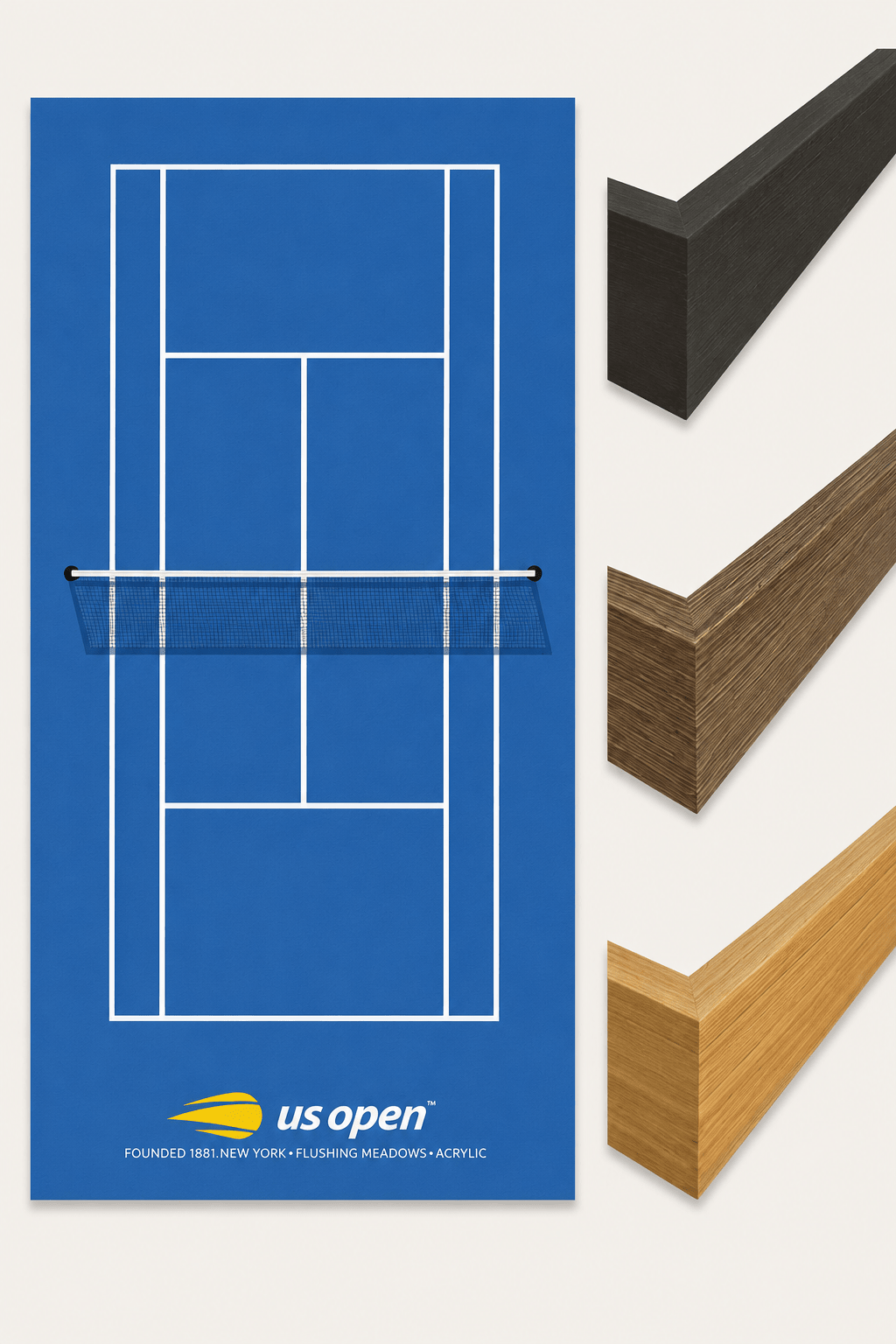 Tennis Racket Display Frame Case | Wimbledon • US Open • Australian Open • French Open - The Card Collective